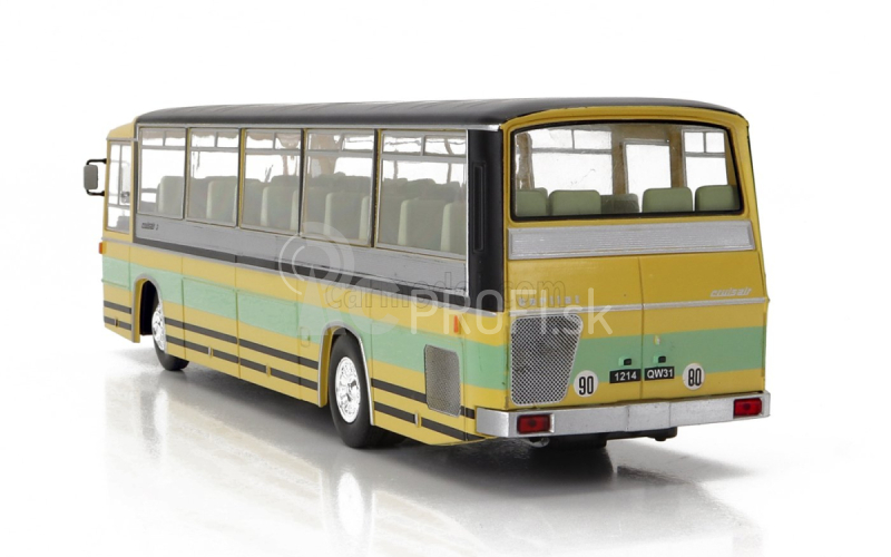 Edicola Berliet Cruisair Iii Bus 1969 1:43 žltá svetlozelená