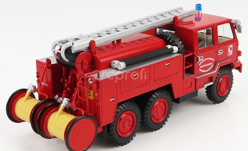 Edicola Berliet Ff 6x6 Tanker Truck Francúzsko 1971 1:43 Červená