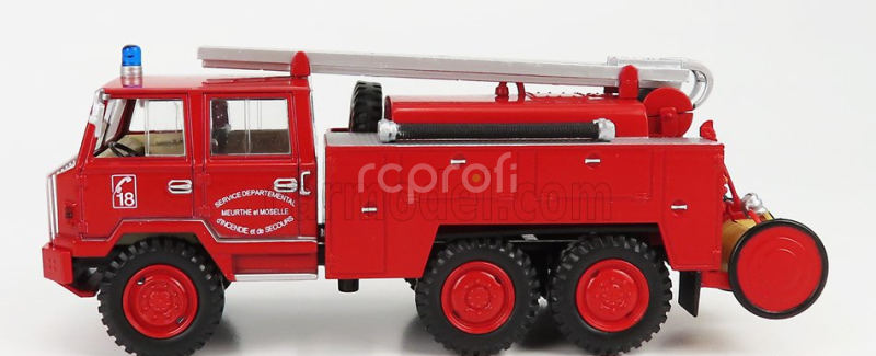 Edicola Berliet Ff 6x6 Tanker Truck Francúzsko 1971 1:43 Červená