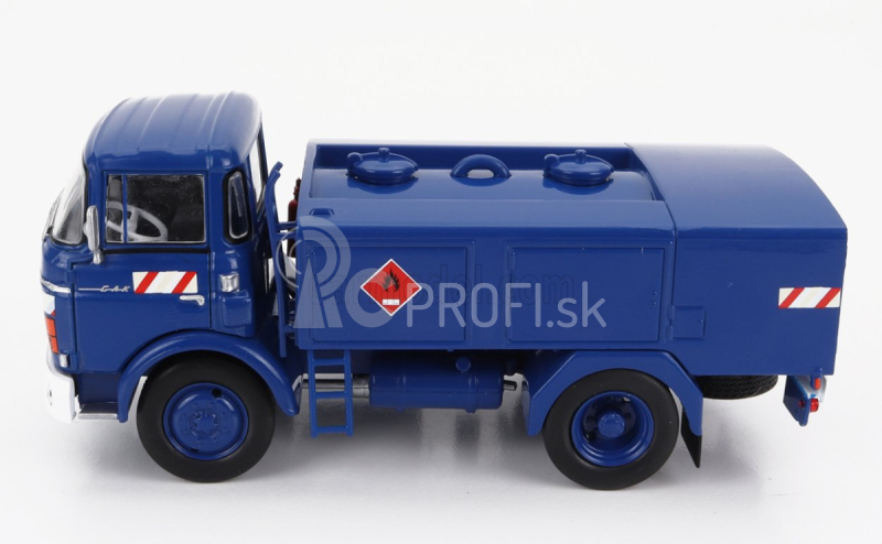 Edicola Berliet Gak 5r Tanker Truck Fuel Avitailleur Gendarmerie Police 2-assi 1969 1:43 Modrá