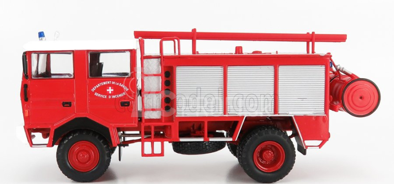 Edicola Berliet Gbd Tunker Truck Francúzsko 1979 1:43 červená biela