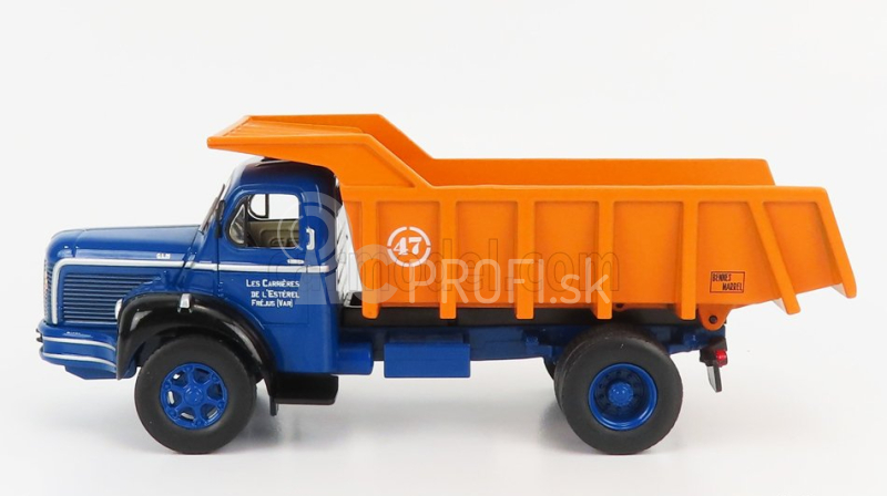 Edicola Berliet Glm10 Truck Cassone Ribaltabile 1953 - Movimento Terra 1:43 Blue Orange