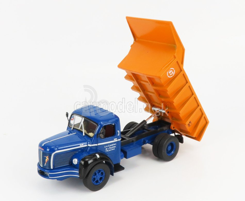 Edicola Berliet Glm10 Truck Cassone Ribaltabile 1953 - Movimento Terra 1:43 Blue Orange