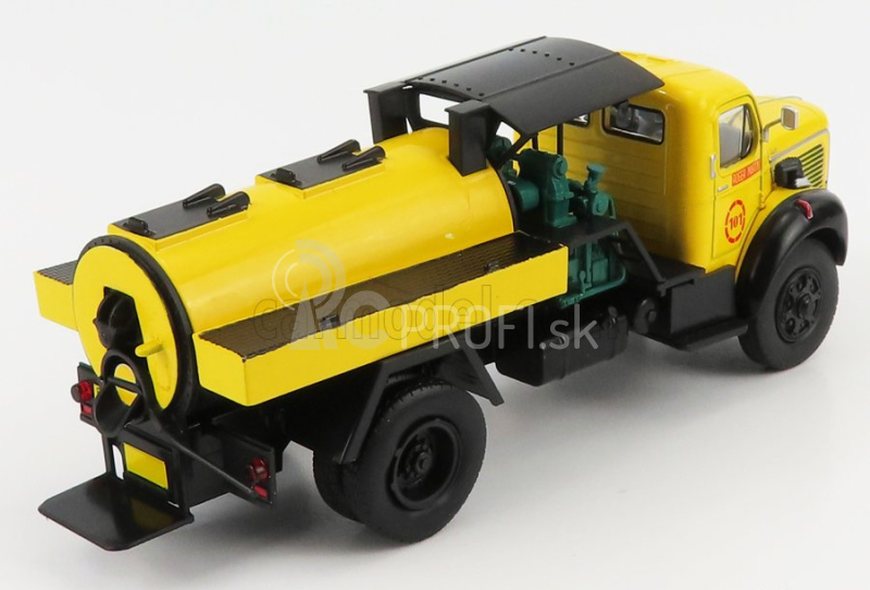 Edicola Berliet Glm10r Tanker Truck Rifiuti Speciali 1955 1:43 Yellow Black