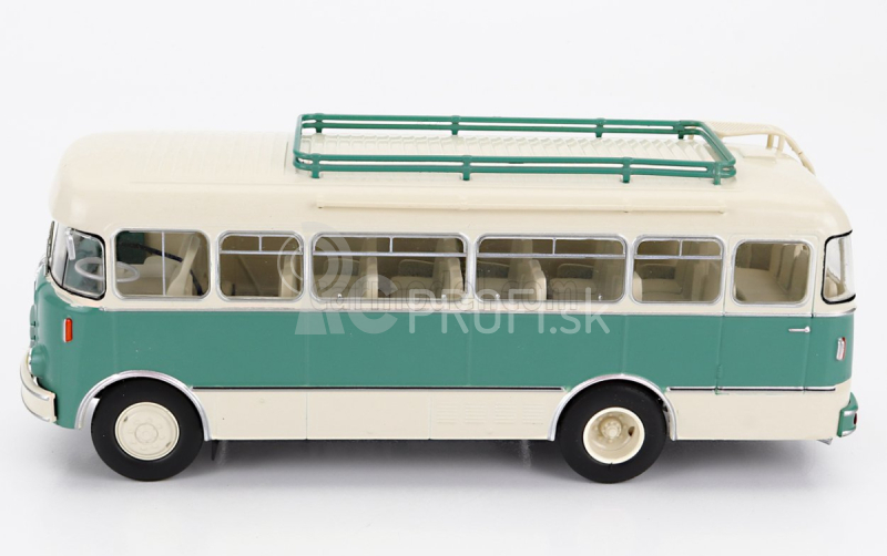 Edicola Berliet Pla Bus 2-assi 1955 1:43 krémovo zelená