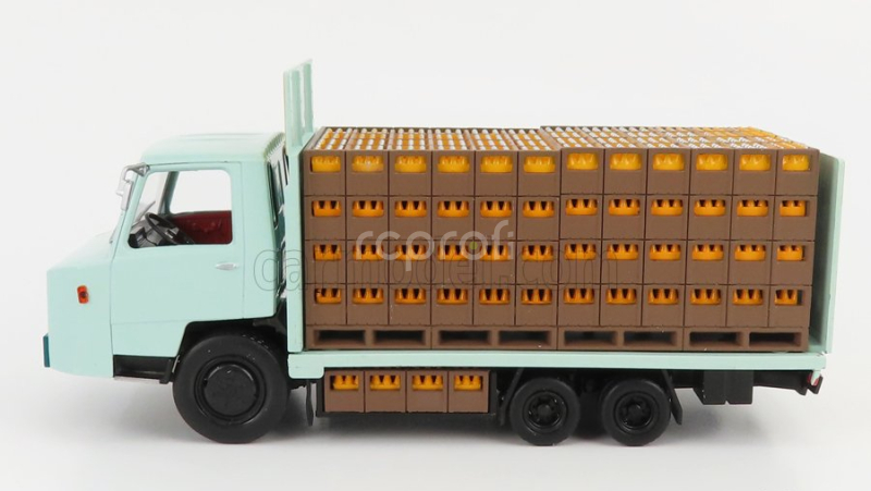 Edicola Berliet Tekel Truck Transports Dumesnil 3-assi 1966 1:43 svetlomodrá