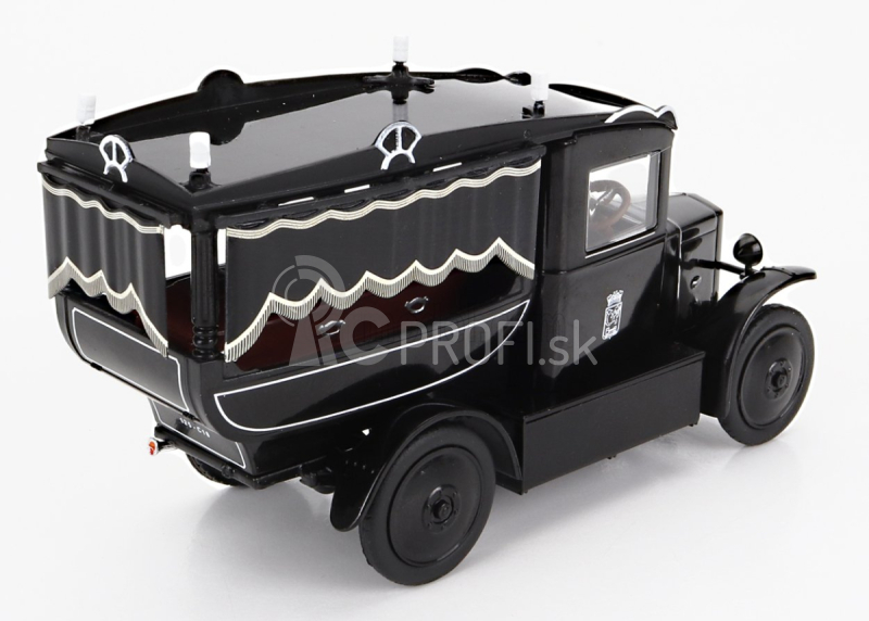 Edicola Berliet Vtb Truck Fourgon Mortuaire Electrique 2-assi 1924 - Carro Funebre - Hearse - Funeral Car 1:43 Black