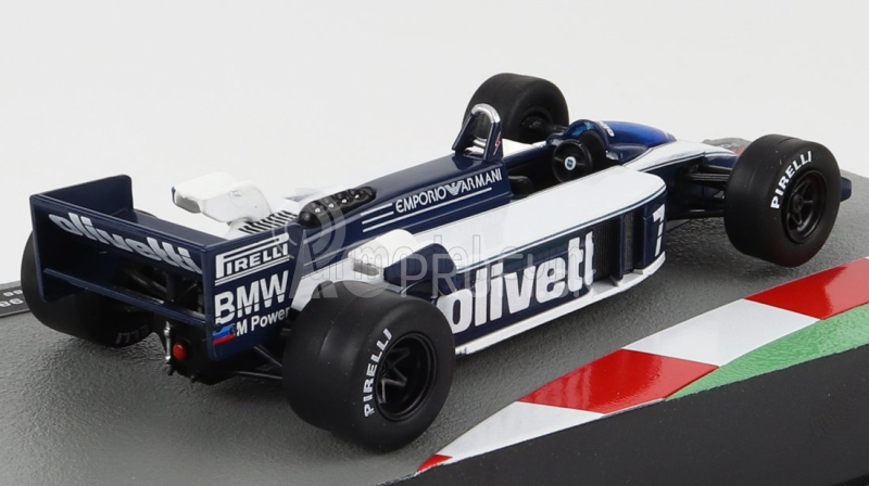 Edicola Brabham F1 Bt55 Bmw N 7 Sezóna 1986 Riccardo Patrese 1:43 Biela modrá