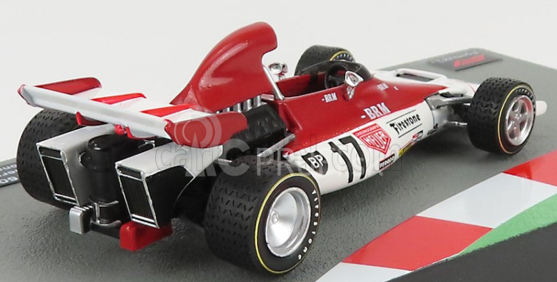 Edicola BRM F1 P160b N 17 Monaco Gp 1972 Jean Pierre Beltoise 1:43 červená biela