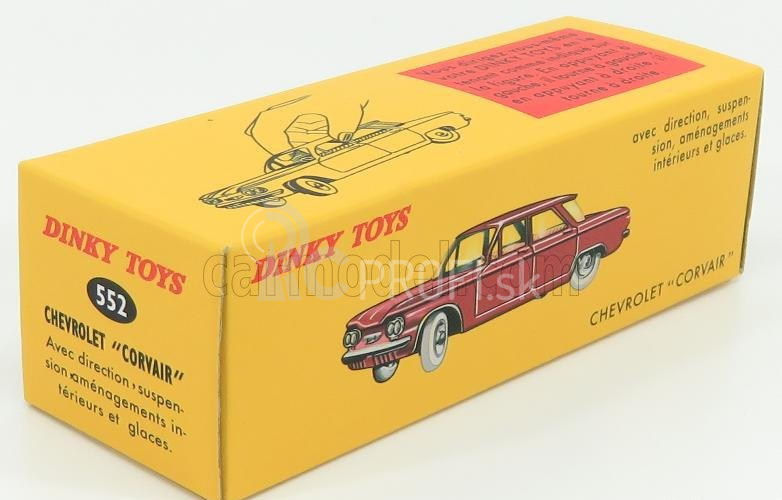 Edicola Chevrolet Corvair 1960 1:43 Červená