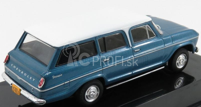 Edicola Chevrolet Veraneio S Luxe 1971 1:43 Blue Met White