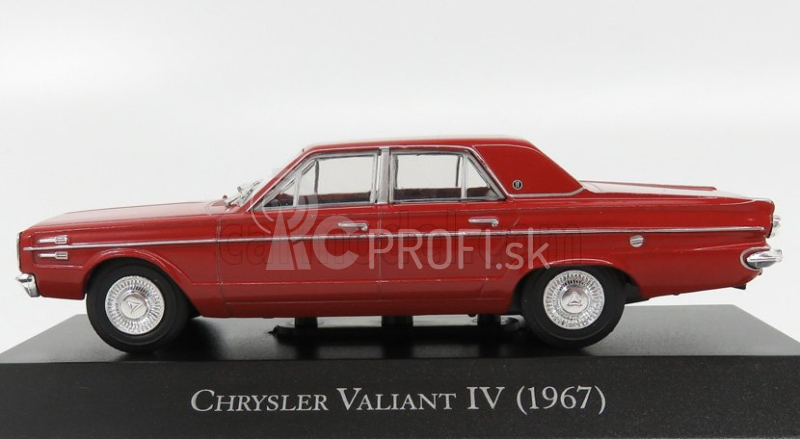 Edicola Chrysler Valiant Iv 1967 1:43 Červená