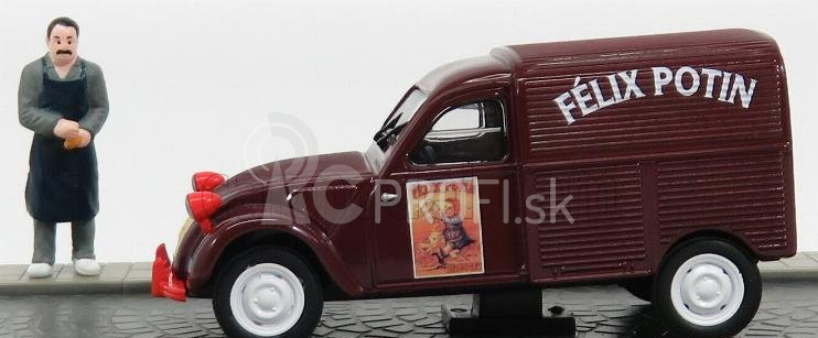 Edicola Citroen 2cv Epicier Felix Potin - Droghiere 1:43 Bordeaux