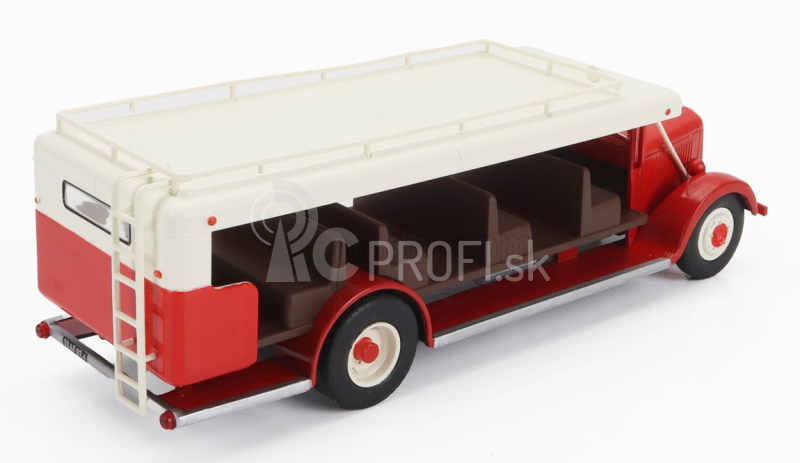 Edicola Citroen T45 Bus Hell - Saint Denis Francúzsko 1939 1:43 červená biela