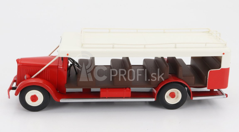 Edicola Citroen T45 Bus Hell - Saint Denis Francúzsko 1939 1:43 červená biela