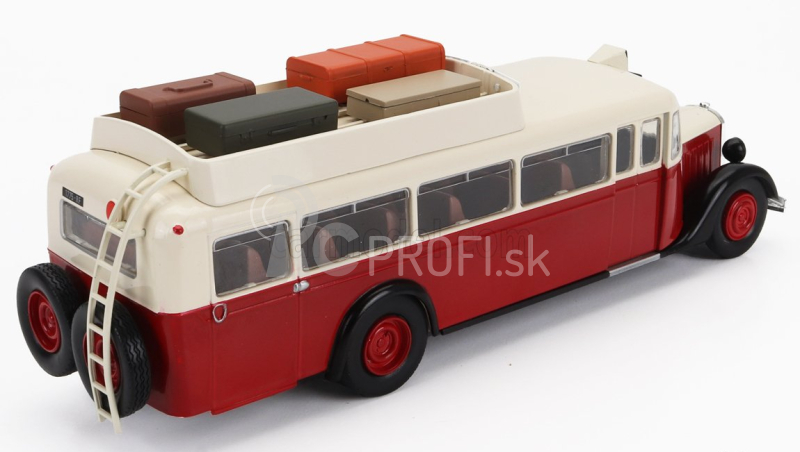 Edicola Citroen T45 Bus Paris Francúzsko 1939 1:43 Červená biela