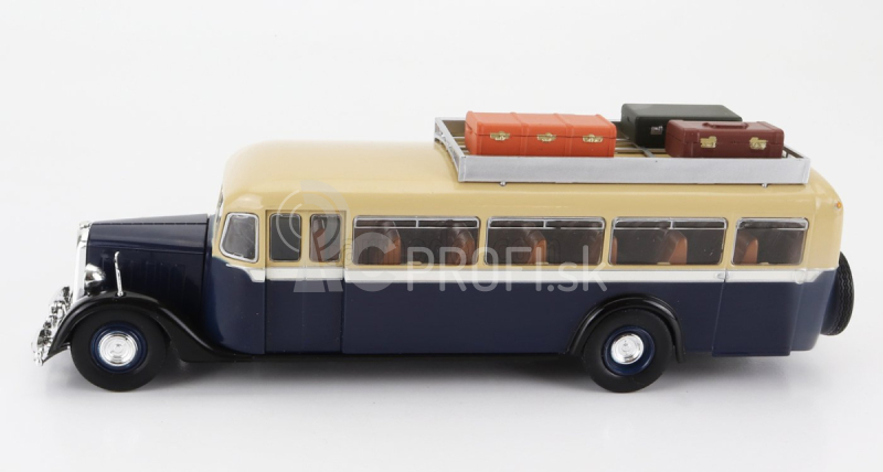 Edicola Citroen Typ A45 Autobus 1934 1:43 Modrá krémová