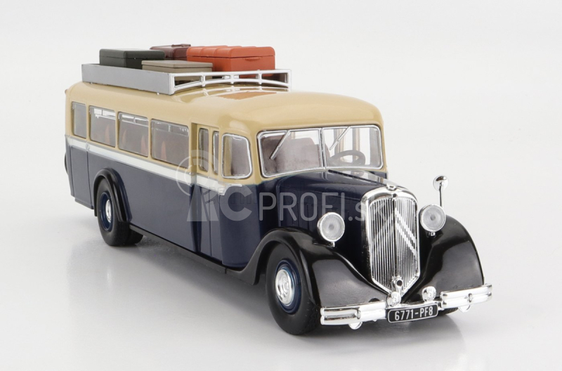 Edicola Citroen Typ A45 Autobus 1934 1:43 Modrá krémová