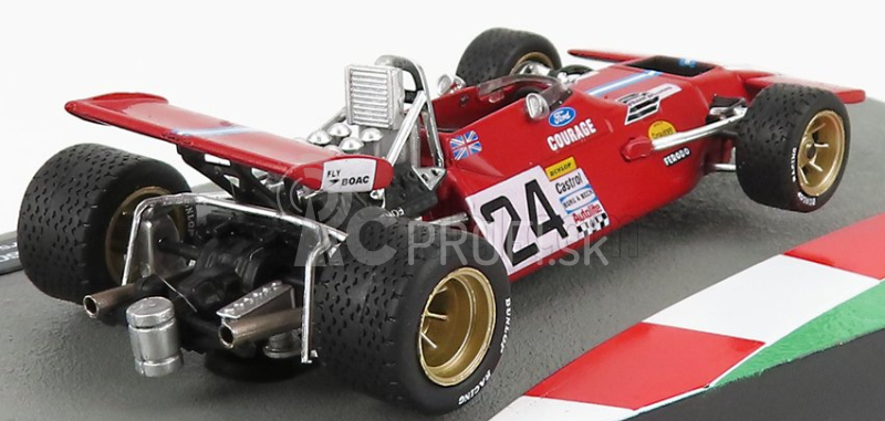 Edicola De tomaso F1 Ford 505 N 24 Sezóna 1970 Piers Courage 1:43 Červená