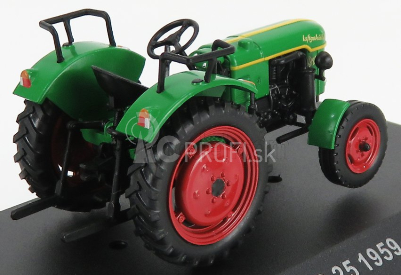 Edicola Deutz D25 Tractor 1959 - poškodenie Blister Box 1:43 Zelenožltý