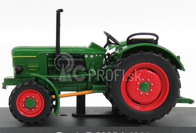 Edicola Deutz D8005a Tractor 1966 - Con Vetrina - S vitrínou 1:43 Zelená červená