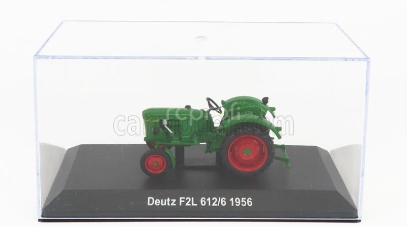 Edicola Deutz F2l 612/6 Tractor 1956 - Con Vetrina - S vitrínou 1:43 zelená