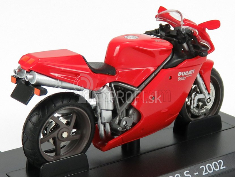 Edicola Ducati 998s Testastretta 136hp 2002 1:24 červená