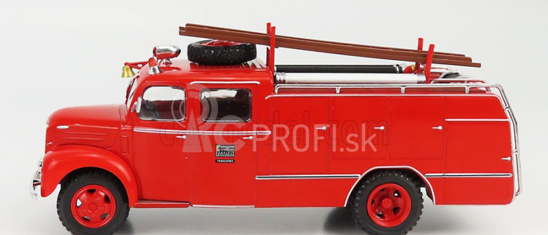 Edicola Ebro B35 Tanker Truck With Scala Španielsko 1961 1:43 Červená