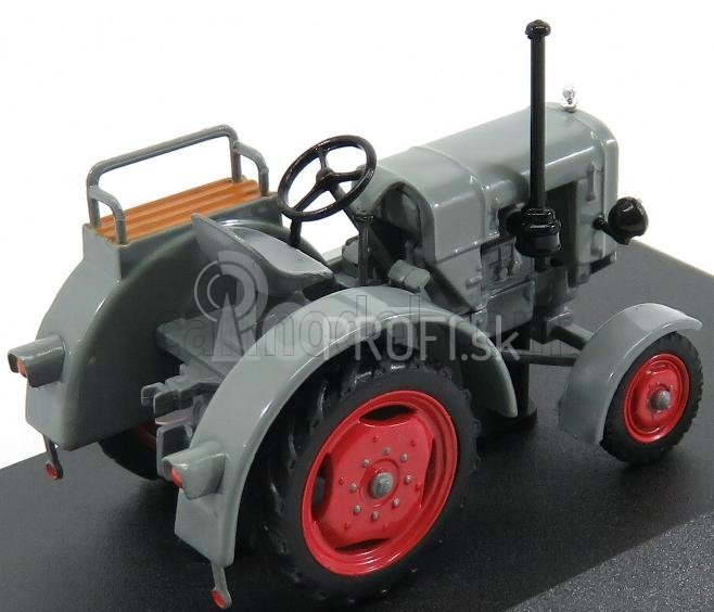 Edicola Eicher Ed25ii Tractor 1951 - Con Vetrina - S vitrínou 1:43 sivočervená