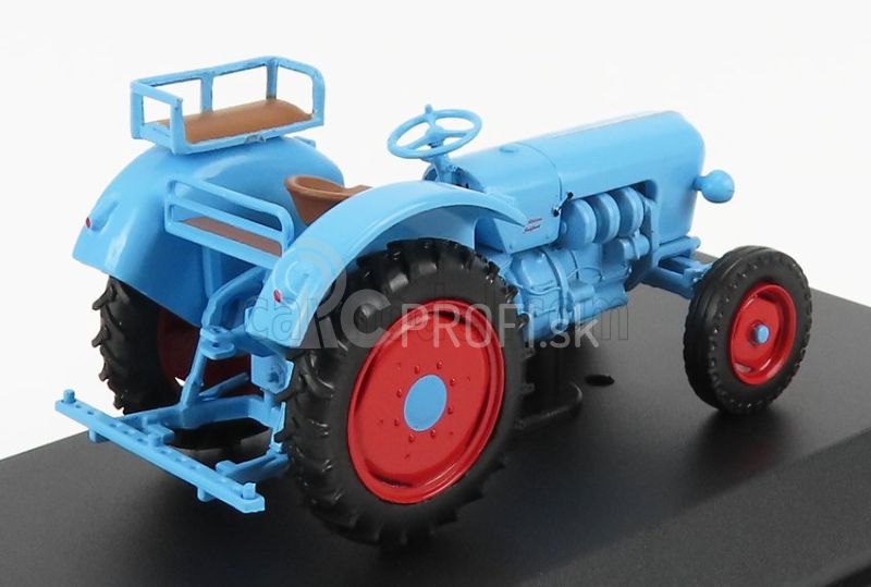 Edicola Eicher Konigstiger Em300 Tractor 1960 - Con Vetrina - S vitrínou 1:43 Light Blue