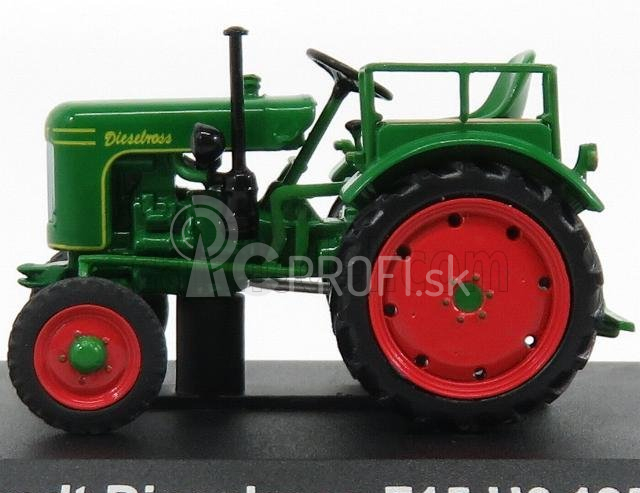 Edicola Fendt Dieselross F15 H6 Tractor 1956 - Con Vetrina - S vitrínou 1:43 Zeleno-červená