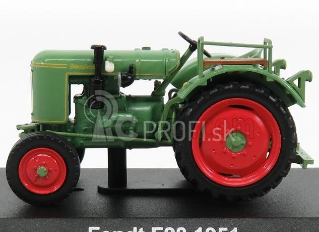 Edicola Fendt F28 Tractor Truck 1951 - Con Vetrina - S vitrínou 1:43 Zelená červená