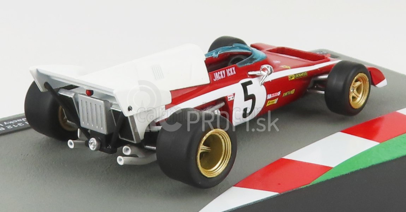 Edicola Ferrari F1 312b2 Scuderia Ferrari N 5 Sezóna 1972 Jacky Ickx 1:43 Červená biela