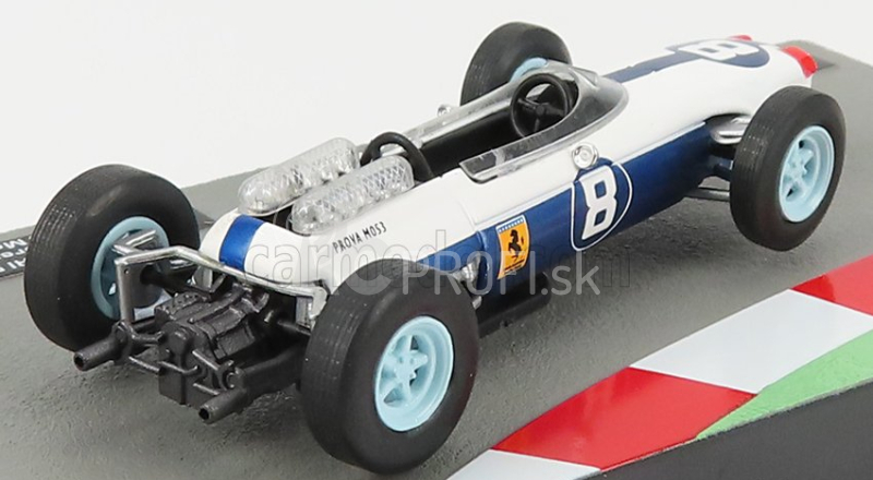 Edicola Ferrari F1 512 N 8 3. Mexiko Gp 1964 Lorenzo Bandini 1:43 Bielo modrá