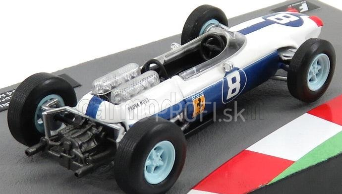 Edicola Ferrari F1 512 Team N.a.r.t. N 8 Mexico Gp 1964 Lorenzo Bandini 1:43 Biela modrá