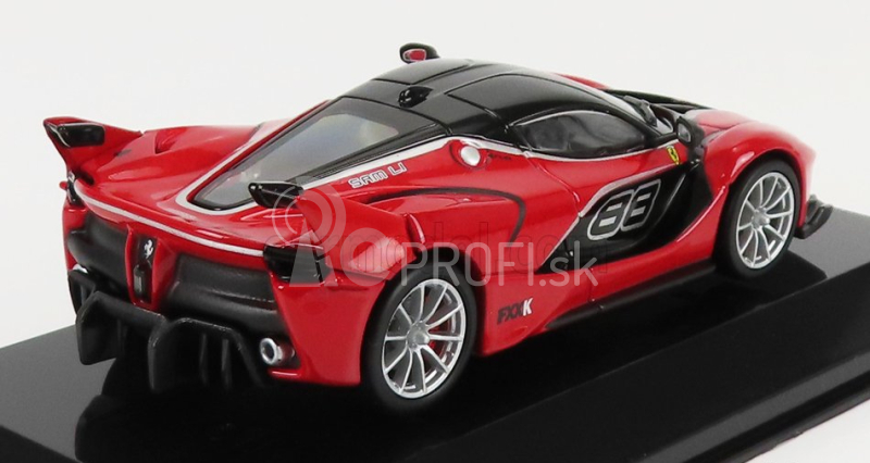 Edicola Ferrari Fxx-k N 88 2014 - Con Vetrina - S vitrínou 1:43 červená čierna