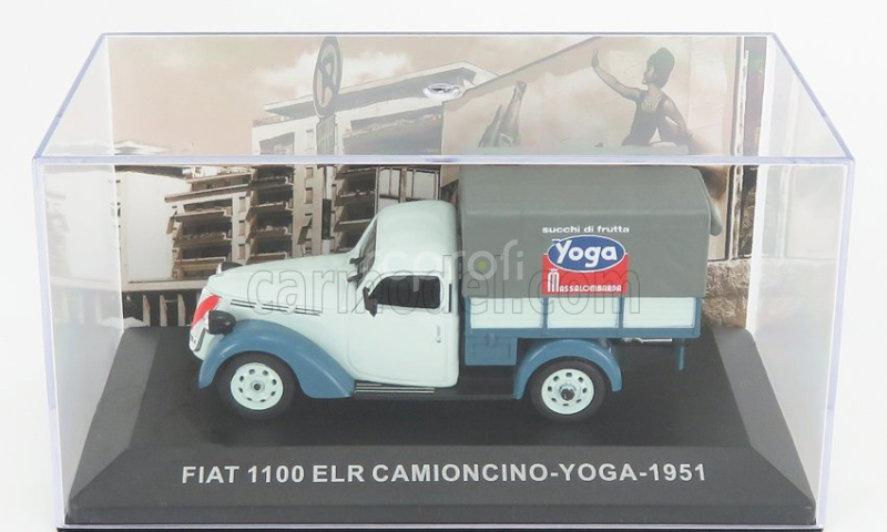 Edicola Fiat 1100 Elr Pick-up Telonato Camioncino Yoga 1951 1:43 2 Tones Blue