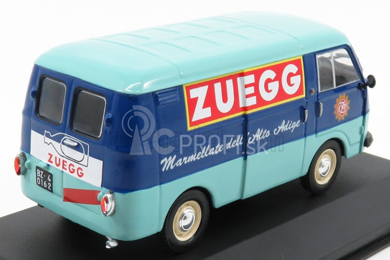 Edicola Fiat 1100t Van Zuegg 1961 1:43 Light Blue Blue