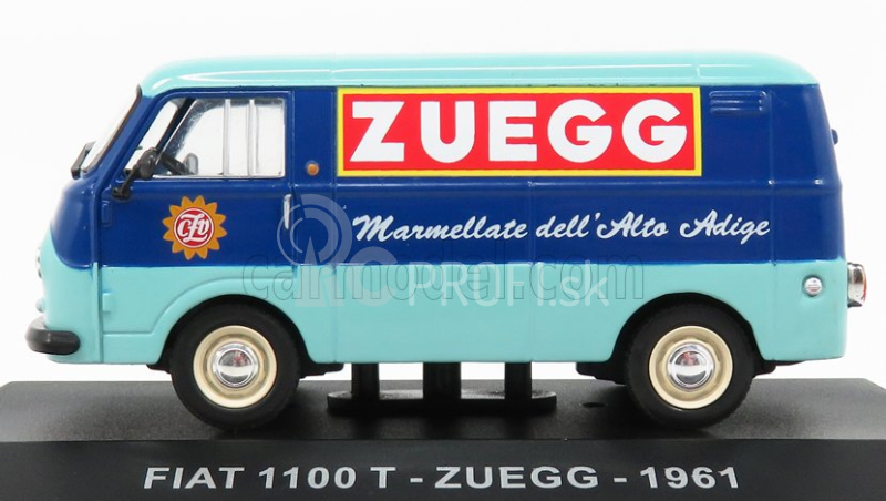 Edicola Fiat 1100t Van Zuegg 1961 1:43 Light Blue Blue