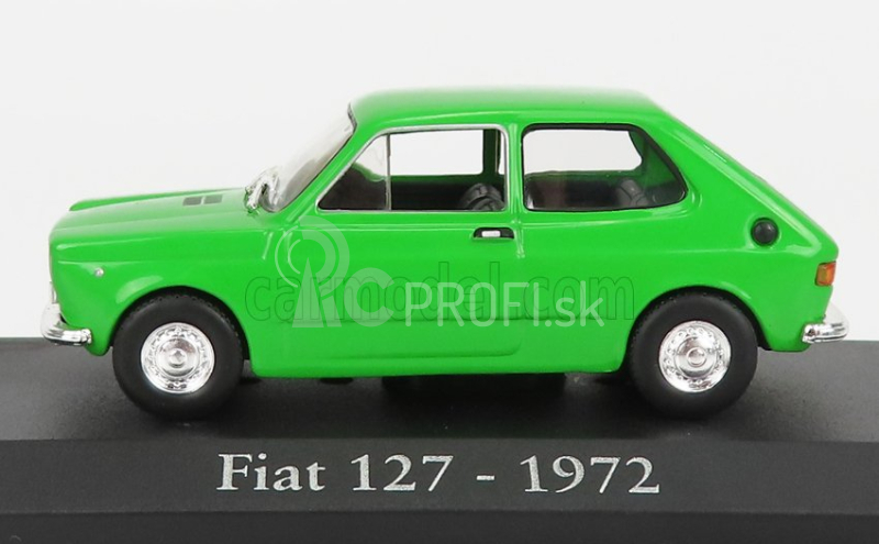 Edicola Fiat 127 1972 - Con Vetrina - S vitrínou 1:43 zelená