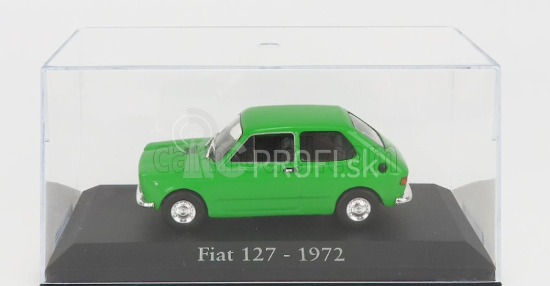 Edicola Fiat 127 1972 - Con Vetrina - S vitrínou 1:43 zelená