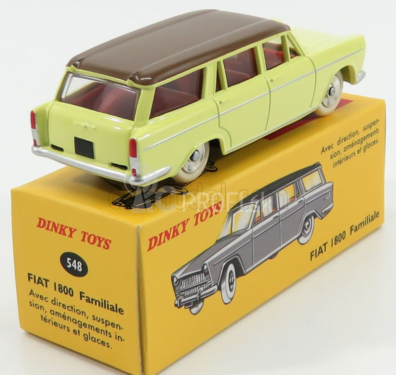 Edicola Fiat 1800 Familiare 1:43 Yellow Black