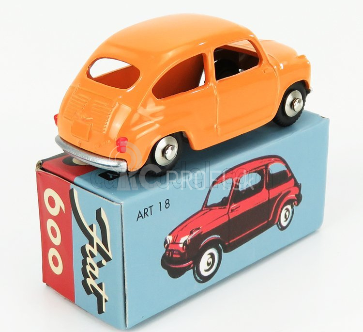 Edicola Fiat 600 Berlin 1955 1:48 oranžová