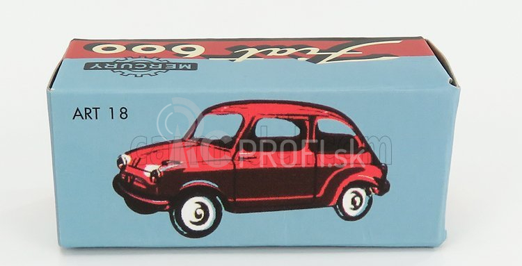 Edicola Fiat 600 Berlin 1955 1:48 oranžová