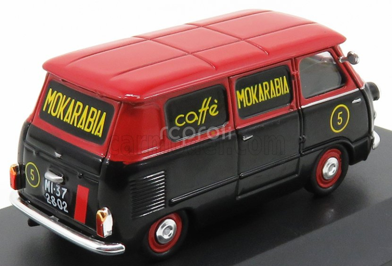 Edicola Fiat 600 Coriasco (multipla) Mokarabia Caffe' 1958 1:43 Čierna červená