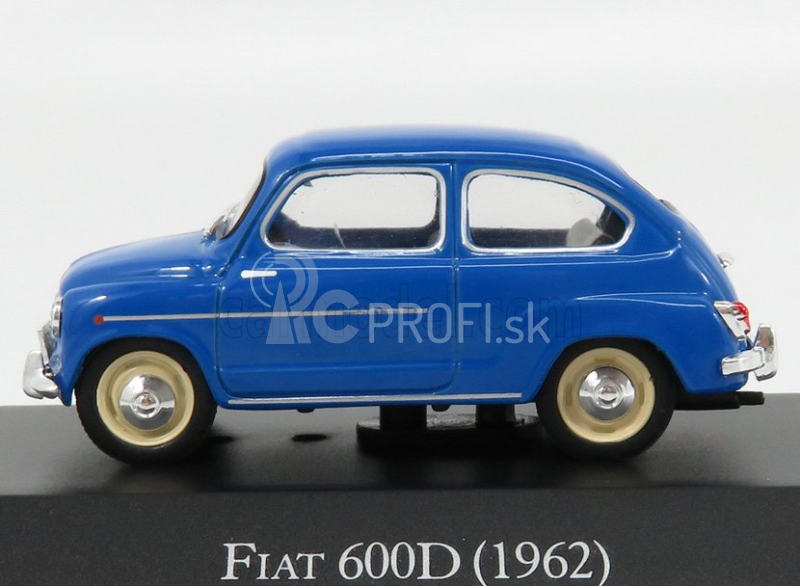 Edicola Fiat 600d 1962 1:43 Modrá