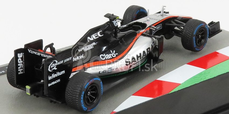 Edicola Force india F1 Mercedes Vjm09 Sahara Team Sahara Force India F1 N 11 Sezóna 2016 Sergio Perez 1:43 Black Silver Orange