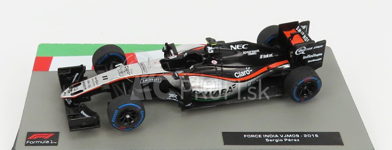 Edicola Force india F1 Mercedes Vjm09 Sahara Team Sahara Force India F1 N 11 Sezóna 2016 Sergio Perez 1:43 Black Silver Orange