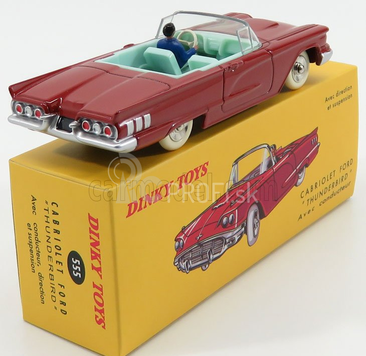 Edicola Ford usa Thunderbird Cabriolet 1950 1:43 Červená