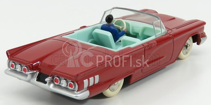 Edicola Ford usa Thunderbird Cabriolet 1950 1:43 Červená